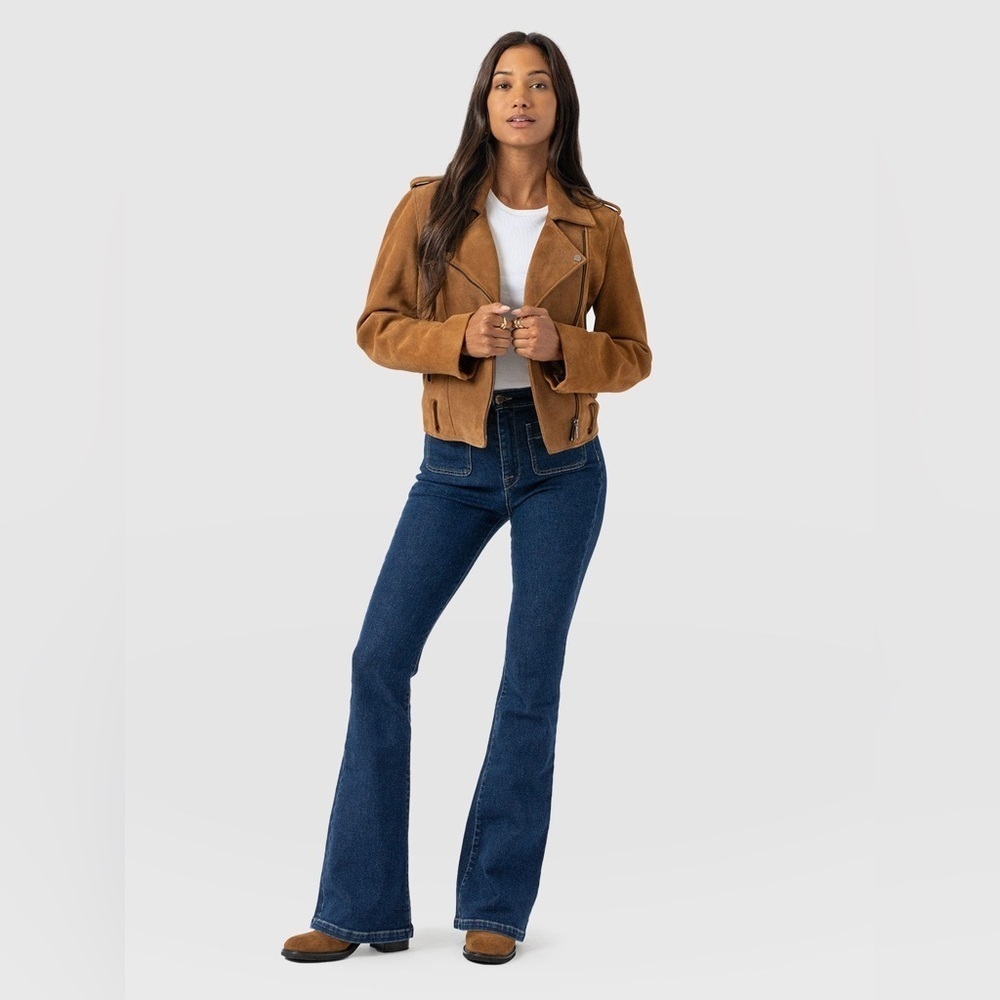 Saint and Sofia Bowie Stretch Flare Jeans